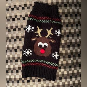 Dog reindeer sweater - S/M
